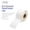 BlackCopper BC-TTL-3.5x5-1up-Core3 Thermal Transfer Barcode Label Roll 3.5" x 5", 1-Up, 1,000 Labels, 3" Core