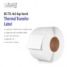 BlackCopper BC-TTL-4x3-1up-Core3 Thermal Transfer Barcode Label Roll 4" x 3", 1-Up, 1,000 Labels, 3" Core