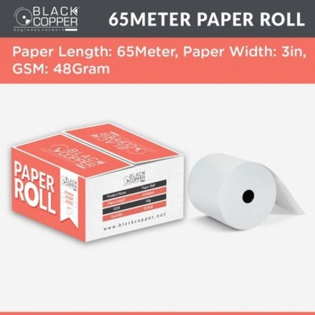 BlackCopper BC-W79xL65 Thermal Receipt Paper Roll 79mm x 65m
