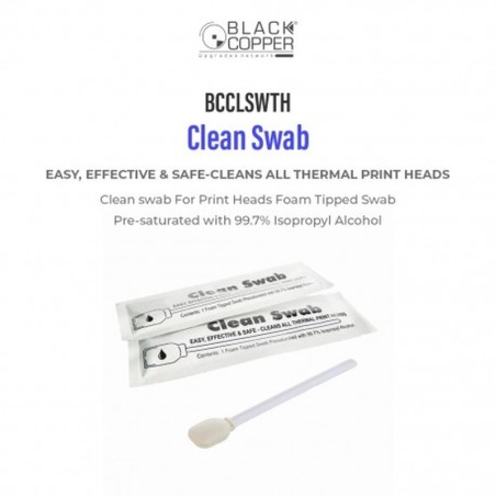 BlackCopper BCCLSWTH Printhead Cleaning Swab, Pre-Saturated IPA