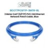 BlackCopper BCCT7PCSFTP-3MTR-BL Cat7 S/FTP Patch Cord, 3m, Blue