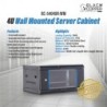 BlackCopper BC-5404UR-WM 4U Wall Mount Network Rack Cabinet, 542 x 400 x 280mm