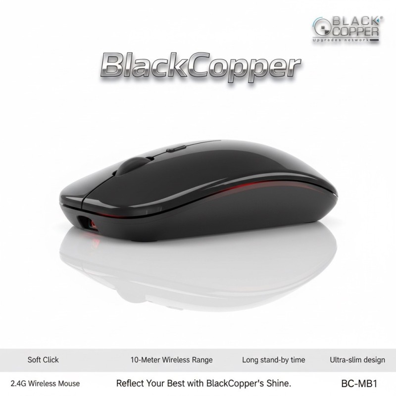 BlackCopper BCMB1 Dual Mode 2.4G + Bluetooth Wireless Mouse