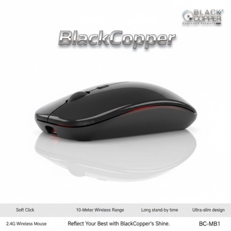 BlackCopper BCMB1 Dual Mode 2.4G + Bluetooth Wireless Mouse