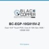 BlackCopper BC-EGP-10G015V-Z Dual 15.6" Touch POS, Core i5 10th Gen, 8GB / 128GB SSD