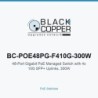 BlackCopper BC-POE48PG-F410G-300W 48-Port Gigabit PoE Managed Switch with 4x 10G SFP+ Uplinks, 300W