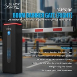 BlackCopper BC-PB5060R Automatic Boom Barrier, Right Side