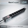 BlackCopper BCPDU8PGS 8-Way German Socket Rack Mount PDU, 19" 1U