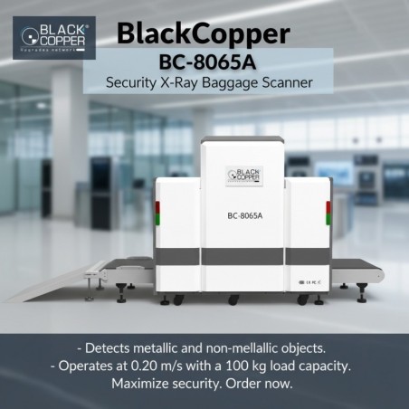 BlackCopper BC-8065A X-Ray Baggage Scanner, 800 x 650mm Tunnel
