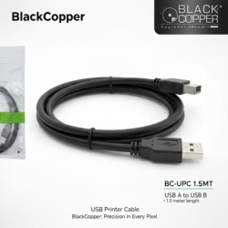 BlackCopper BC-UPC-1.5MT USB Printer Cable, 1.5m