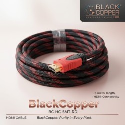 BlackCopper BC-HC-5MT-RD HDMI v1.4 Cable, 5m