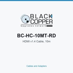 BlackCopper BC-HC-10MT-RD HDMI v1.4 Cable, 10m