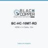 BlackCopper BC-HC-10MT-RD HDMI v1.4 Cable, 10m
