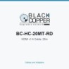 BlackCopper BC-HC-20MT-RD HDMI v1.4 Cable, 20m