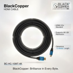 BlackCopper BC-HC-10MT-4K 4K HDMI 2.0 Cable, 10m