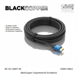 BlackCopper BC-HC-20MT-4K 4K HDMI 2.0 Cable, 20m