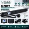 BlackCopper BC-PDU6PUSP 6-Way PDU with Surge & Overload Protection