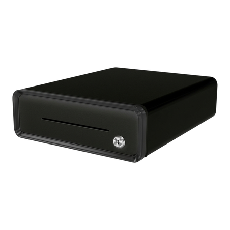 BlackCopper BCD-220CTB Stylish Cash Drawer, Black