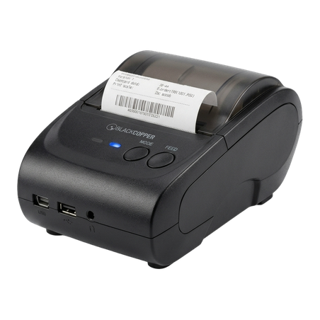 BlackCopper BCP58B 58mm Portable Bluetooth Thermal Receipt Printer