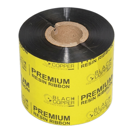 BlackCopper BC-60450PRR Resin Thermal Transfer Ribbon 60mm x 450m