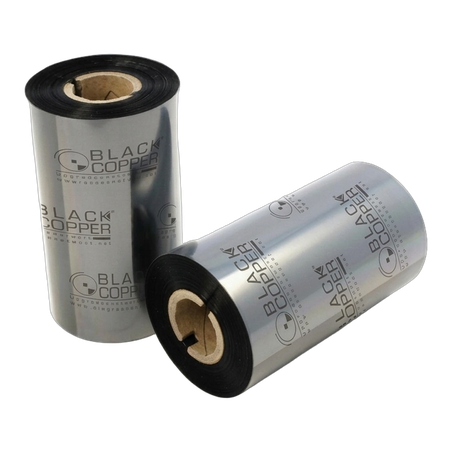 BlackCopper BC-110450PRR Resin Thermal Transfer Ribbon 110mm x 450m
