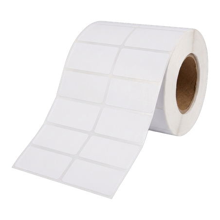 BlackCopper BC-DTL-2x1-2up Direct Thermal Barcode Label Roll 2" x 1", 2-Up, 2,000 Labels, 1.5" Core
