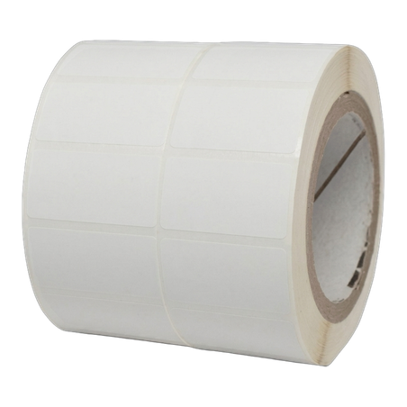 BlackCopper BC-TTL-2x1-2up-Core3 Thermal Transfer Barcode Label Roll 2" x 1", 2-Up, 10,000 Labels, 3" Core