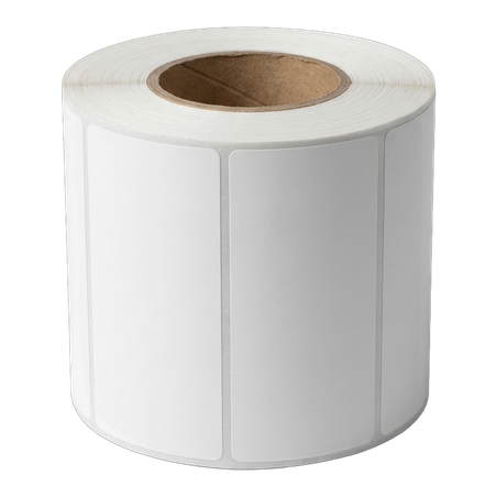 BlackCopper BC-TTL-4x2-1up Thermal Transfer Barcode Label Roll 4" x 2", 1-Up, 500 Labels, 1.5" Core