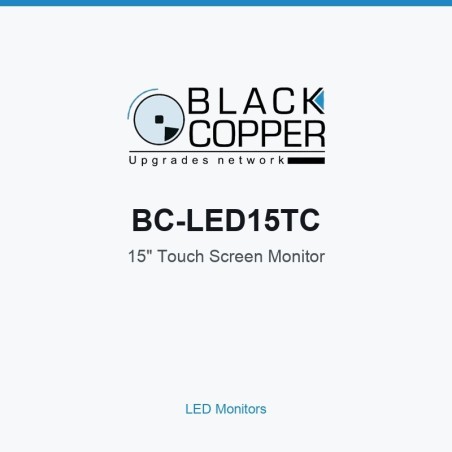 BlackCopper BC-LED15TC 15" Touch Screen Monitor