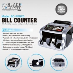 BlackCopper BC-PKNC5 Mixed Denomination Value Counter for Pakistani Currency