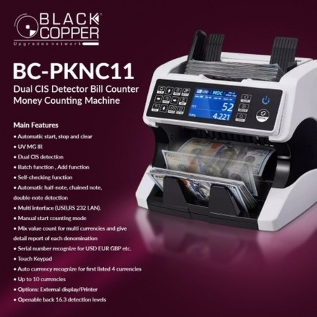 BlackCopper BC-PKNC11 Dual CIS Value Counter with Fake Note Detection