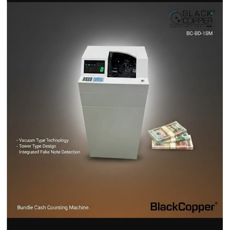 BlackCopper BC-BD-1SM Vacuum Bundle Note Counter, Tower Type