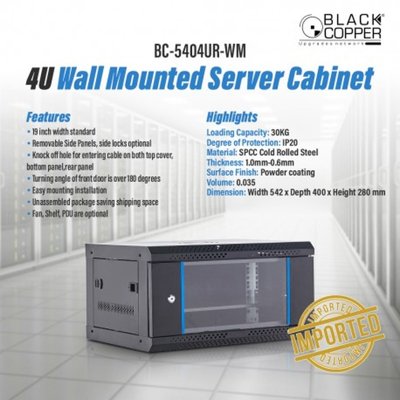 4U to 9U Wall Mount Racks