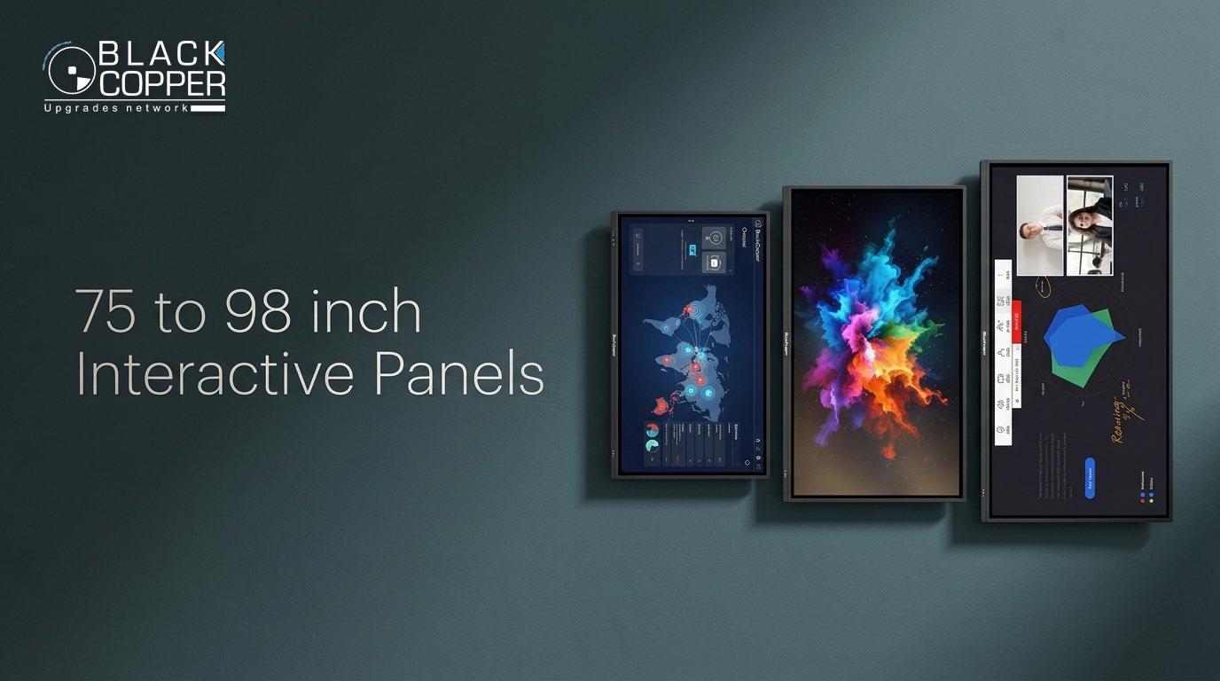 BlackCopper 75 to 98 inch Interactive Panels