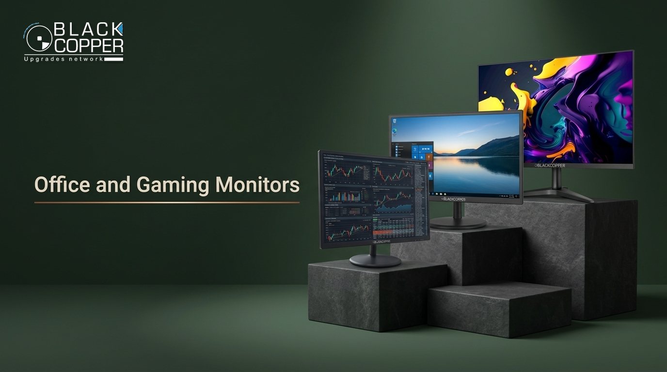 BlackCopper Office and Gaming Monitors