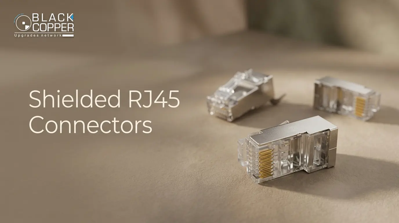 BlackCopper Shielded RJ45 Connectors
