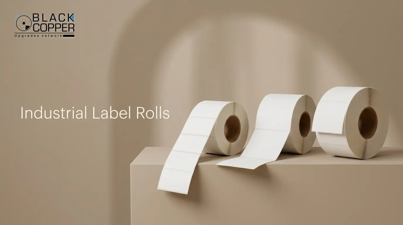 BlackCopper Industrial 3-Inch Core Label Rolls