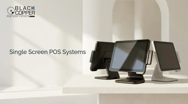 Single screen POS systems