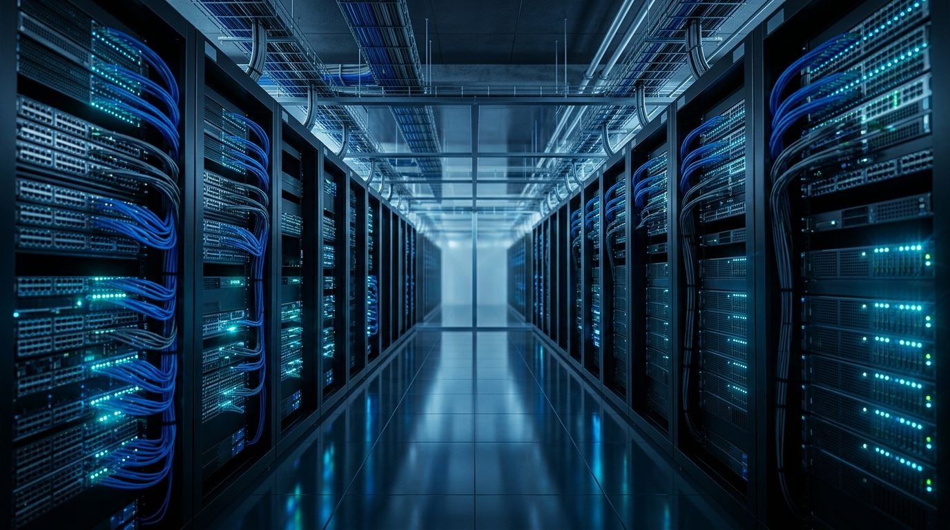 BlackCopper networking infrastructure in a data centre